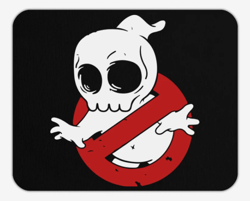 Mousepad Negro de Ghost B