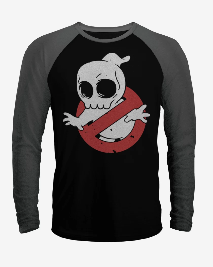 Polera Raglan Negro / Negro Heather de Ghost B