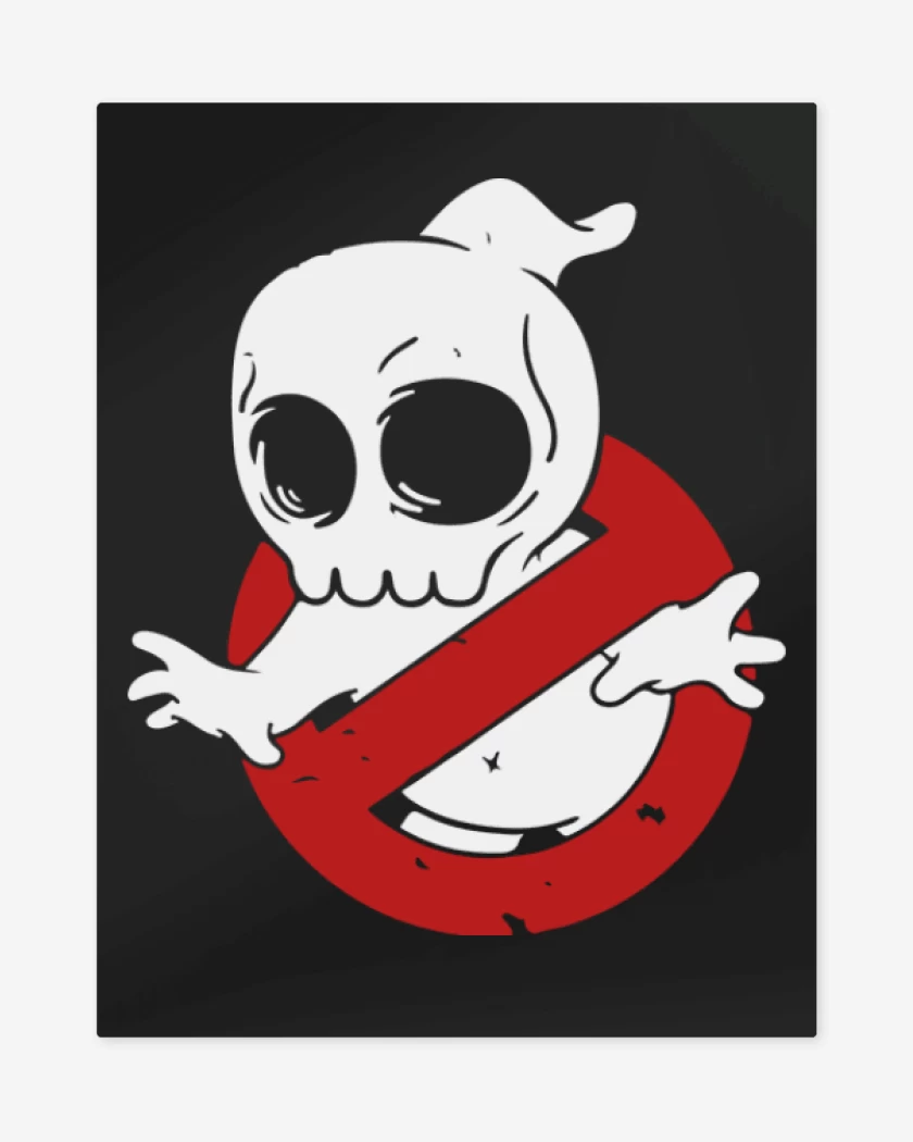 Print metalico Ghost B