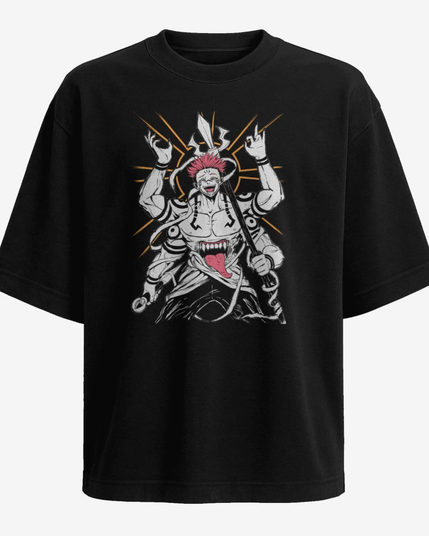 Polera Oversize Gran Demonio Sukuna 