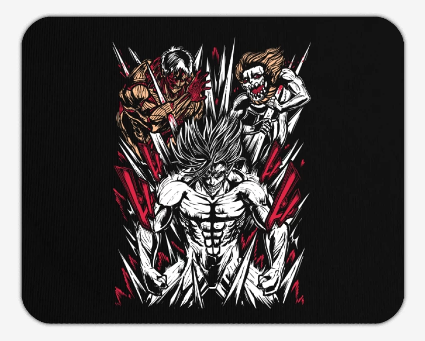 Mousepad Eren x Reiner x Galliard