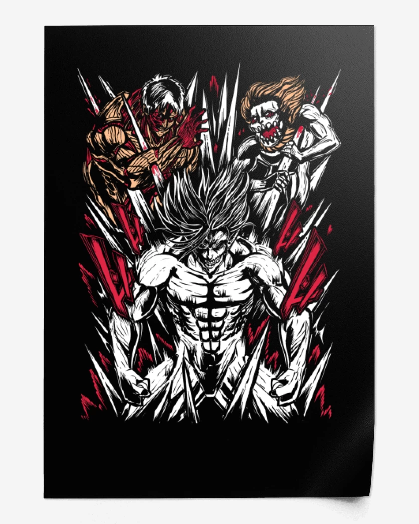 Print Eren x Reiner x Galliard