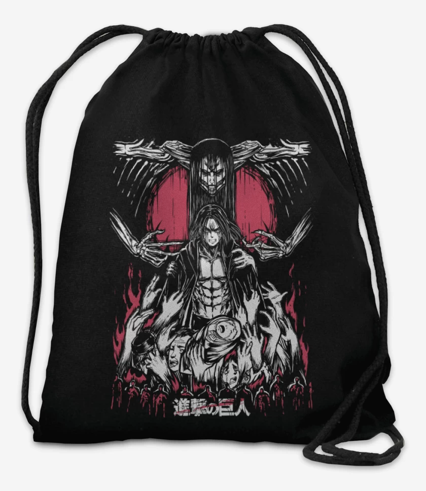 Mochila Negro de Eren Retumbar