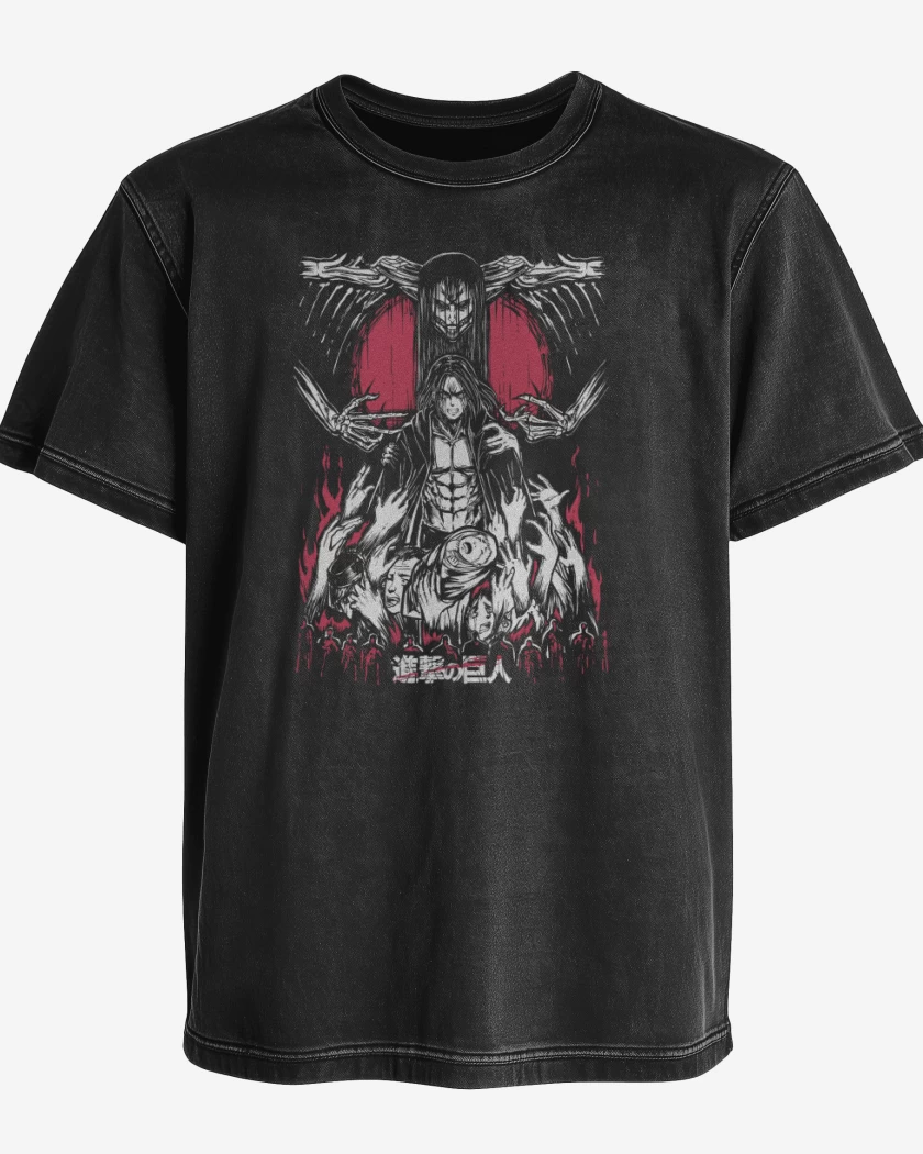 Polera desgastada Eren Retumbar