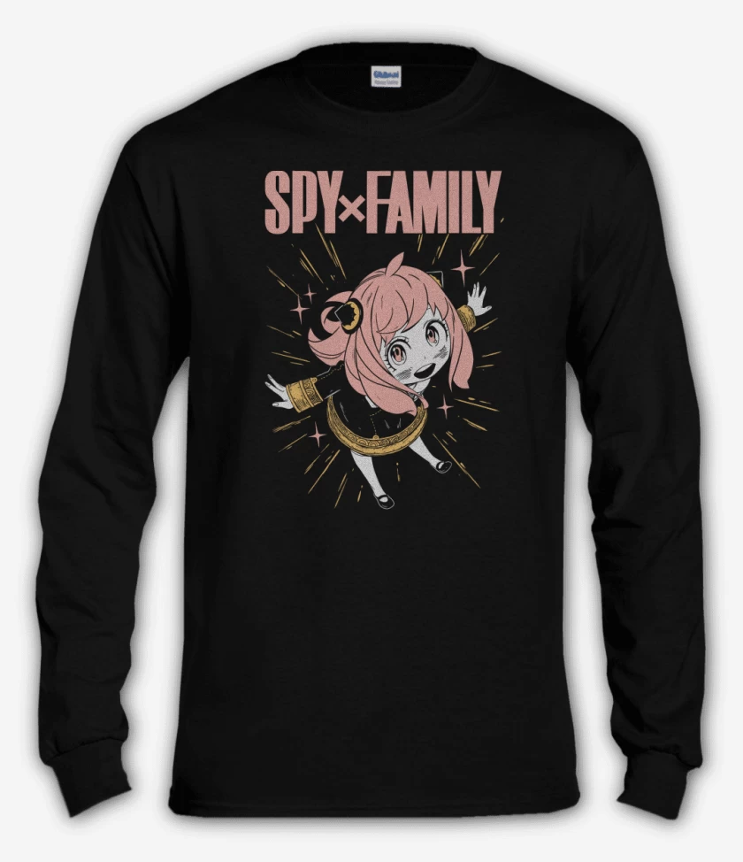 Polera manga larga Negro de Anya Spy