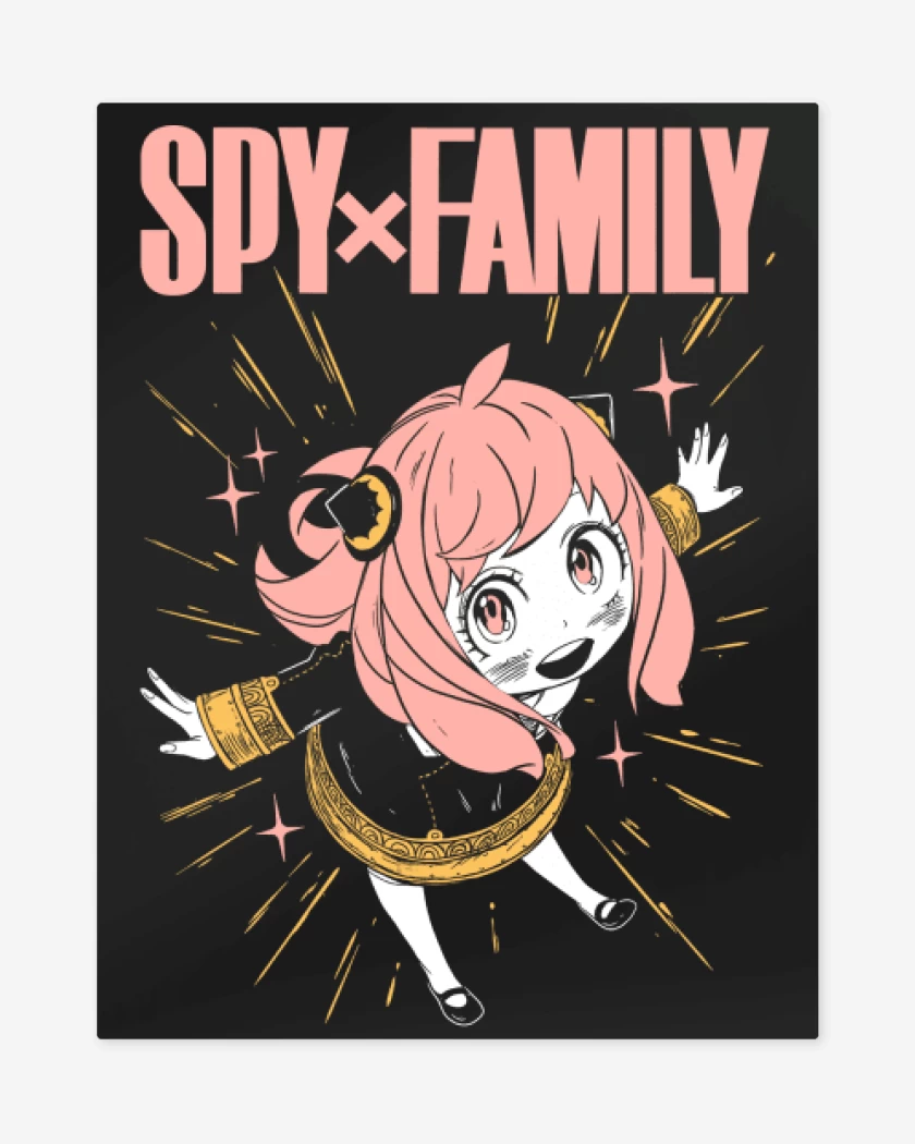 Print metalico Anya Spy