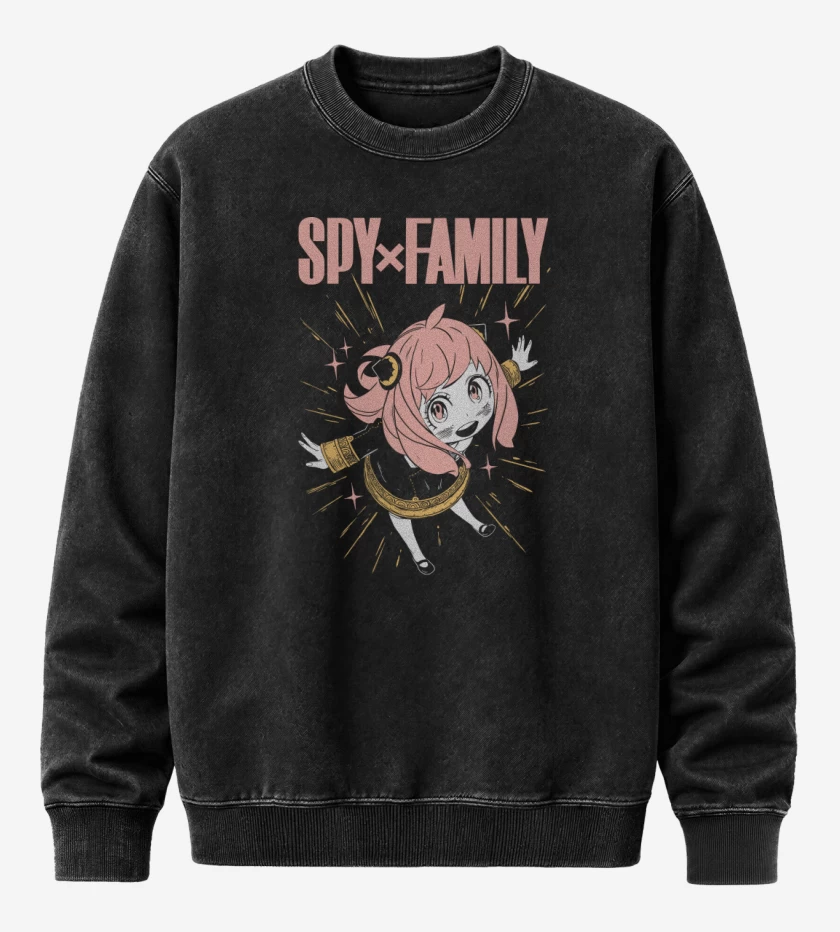 Poleron Polo Acid Wash Negro de Anya Spy