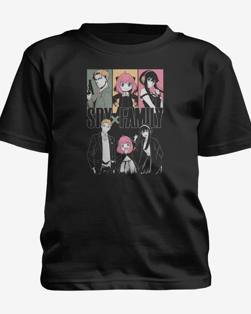 Polera de niño Negro de La Familia Espía