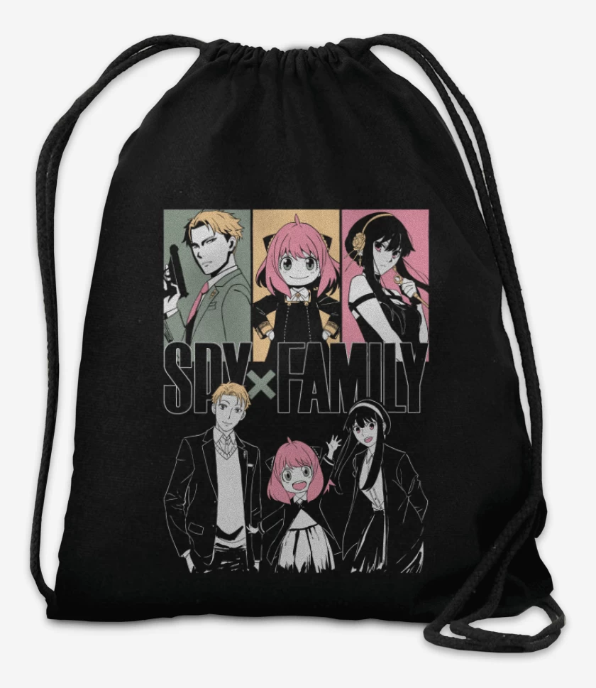 Mochila Negro de La Familia Espía