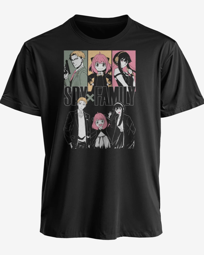 Polera premium Negro de La Familia Espía