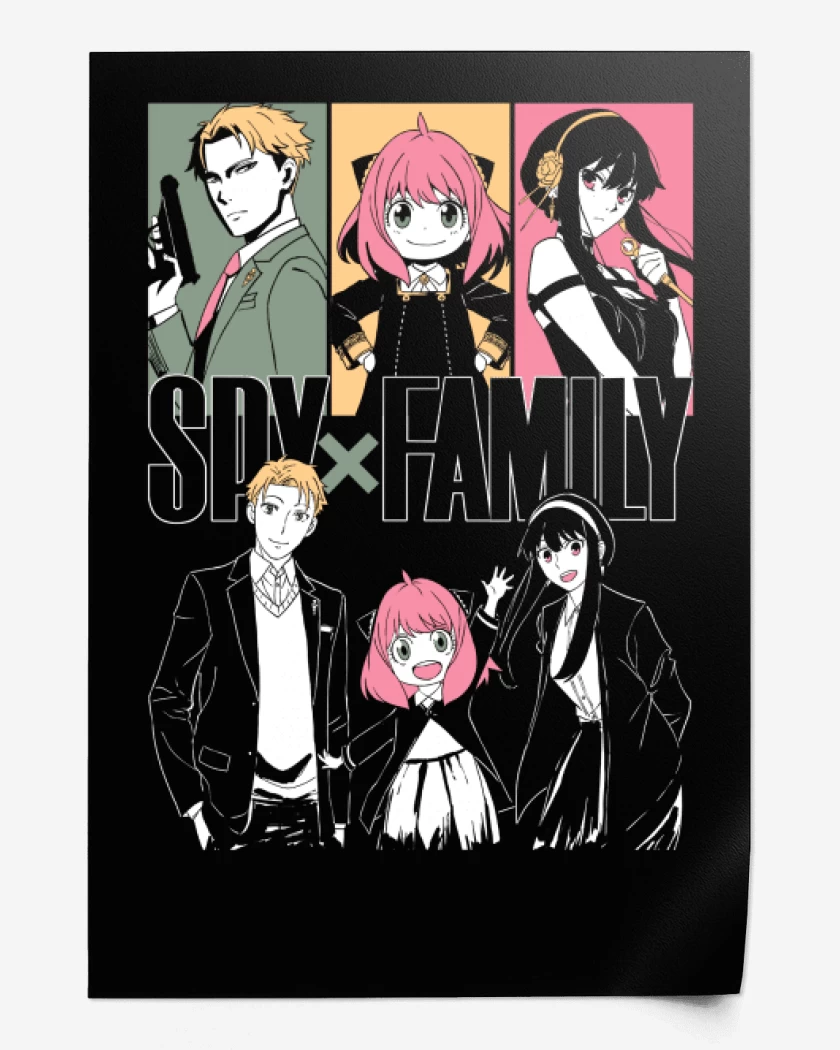 Print La Familia Espía