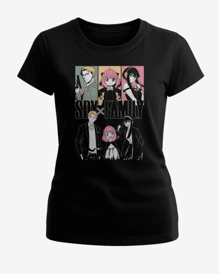 Polera de Mujer Negro de La Familia Espía