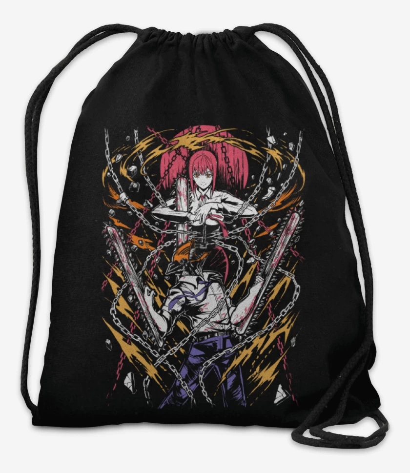 Mochila Negro de Makima Control Denji