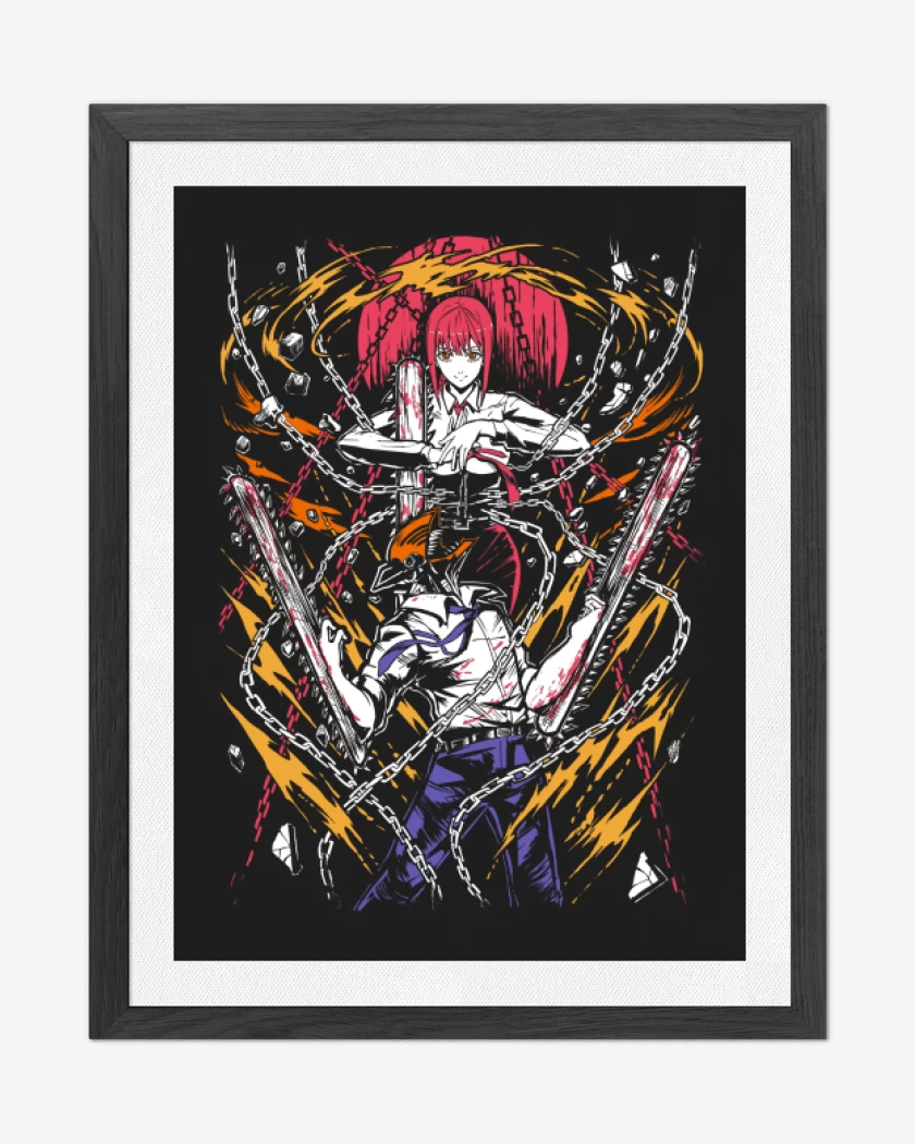 Cuadro decorativo Makima Control Denji
