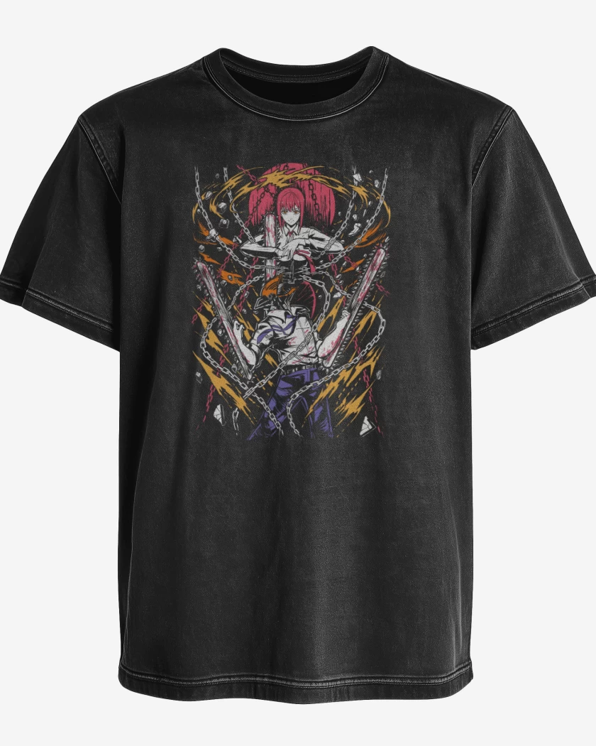 Polera desgastada Makima Control Denji