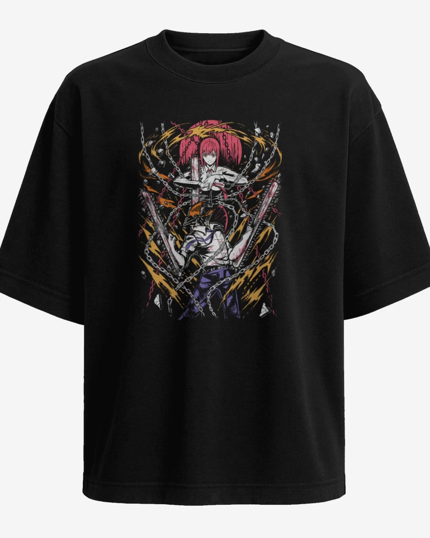 Polera Oversize Makima Control Denji