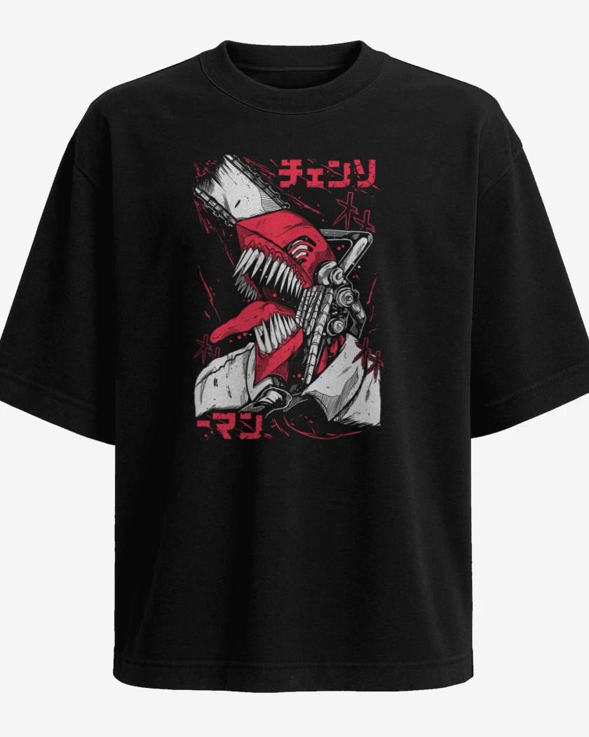 Polera Oversize Motosierra Humana