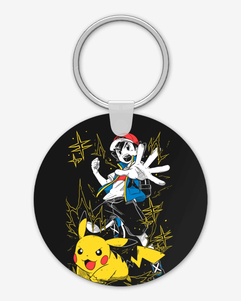 Llavero Ash x Pikachu
