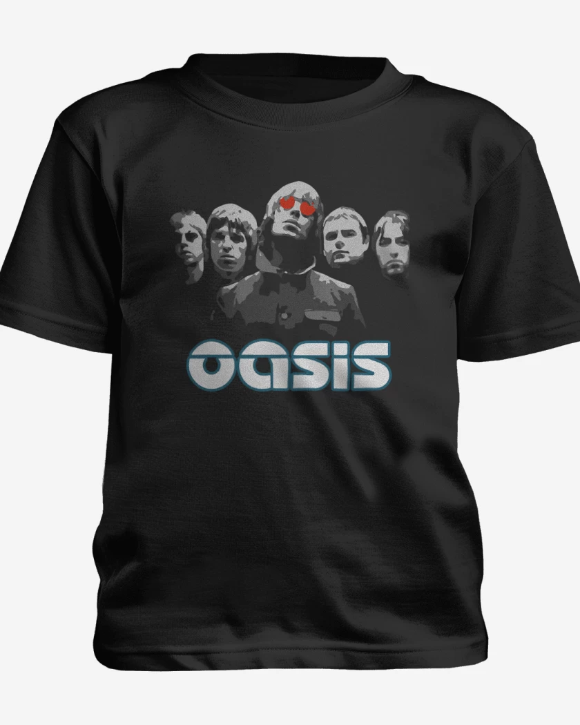 Polera de niño Negro de Oasis 2