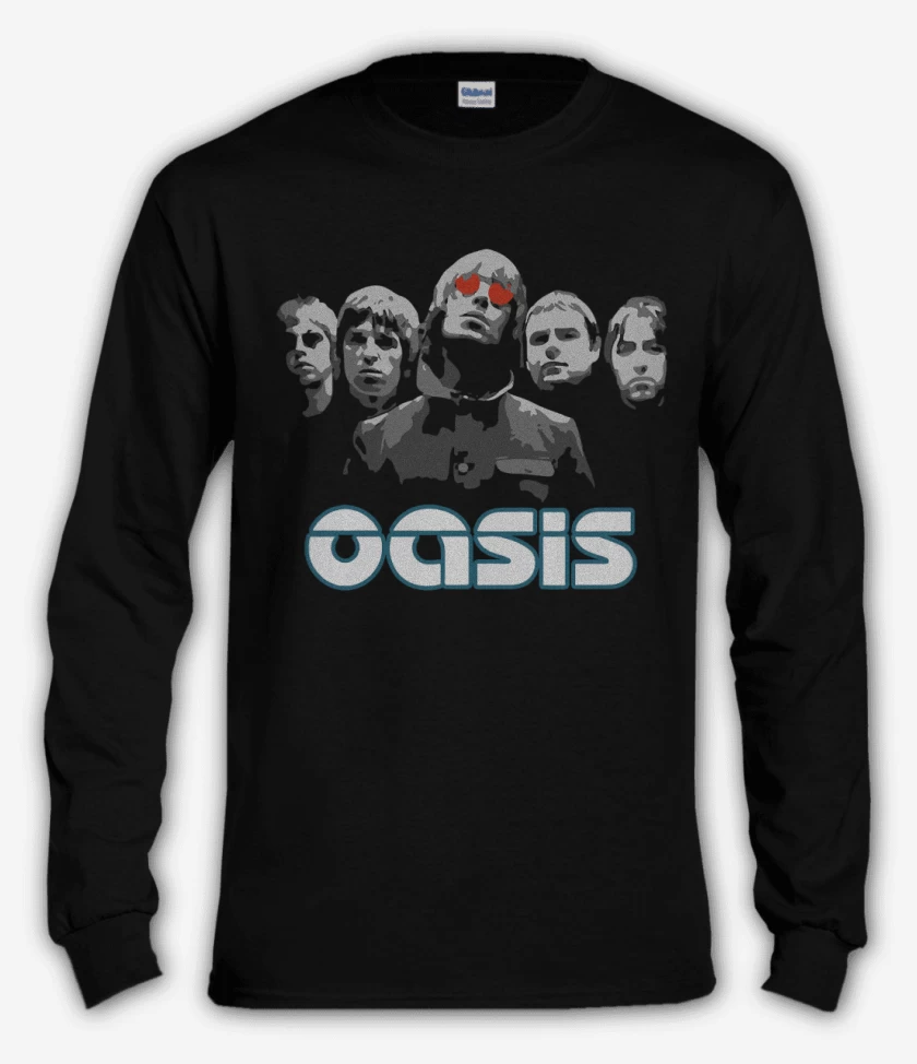 Polera manga larga Negro de Oasis 2