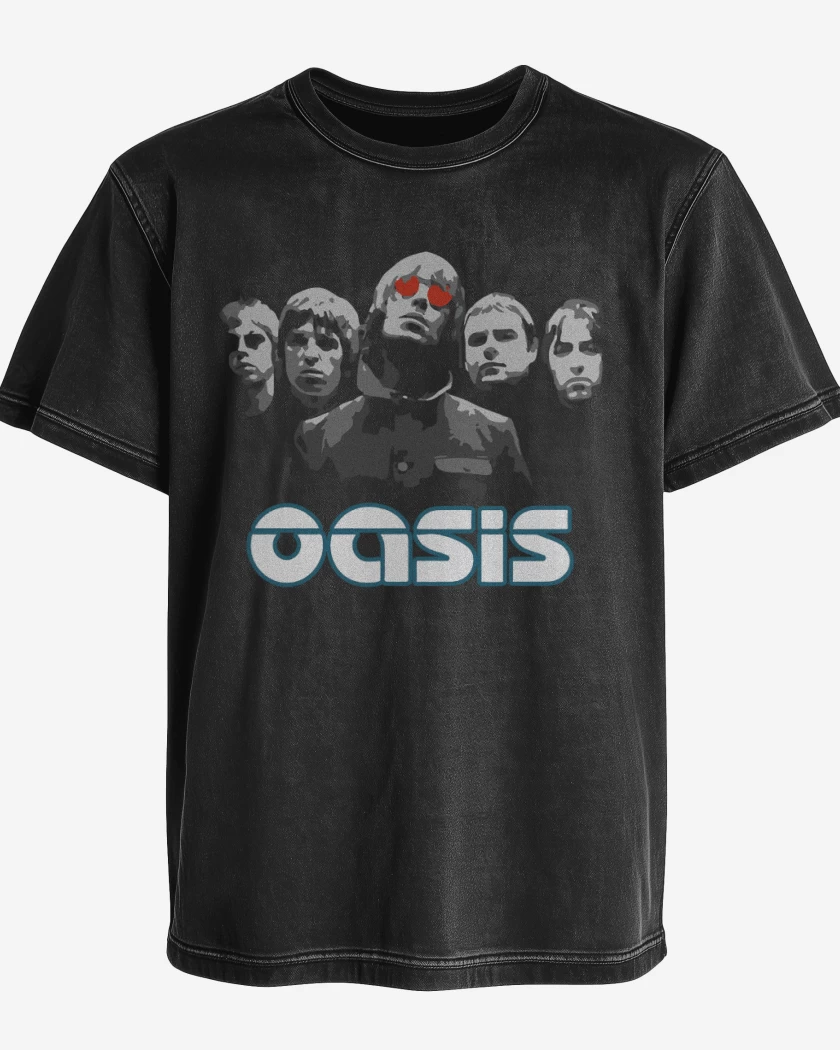 Polera desgastada Oasis 2