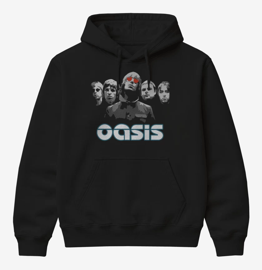 Poleron Canguro básico Negro de Oasis 2