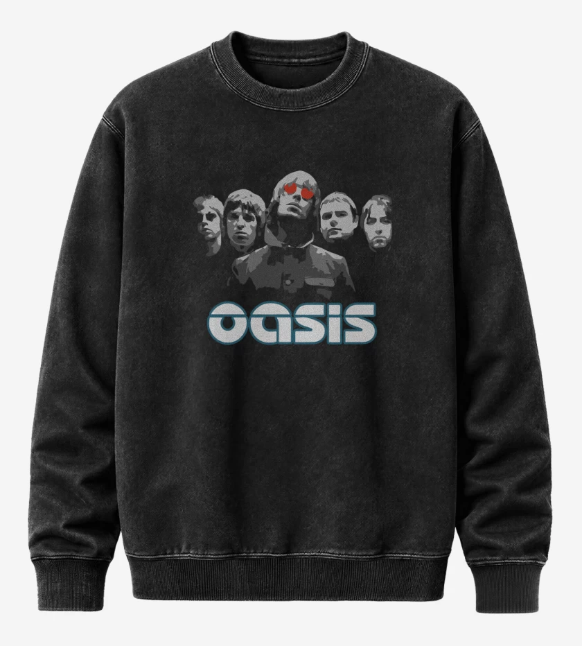 Poleron Polo Acid Wash Negro de Oasis 2