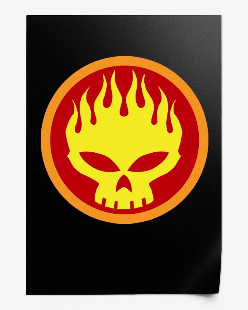 Print Negro de The Offspring