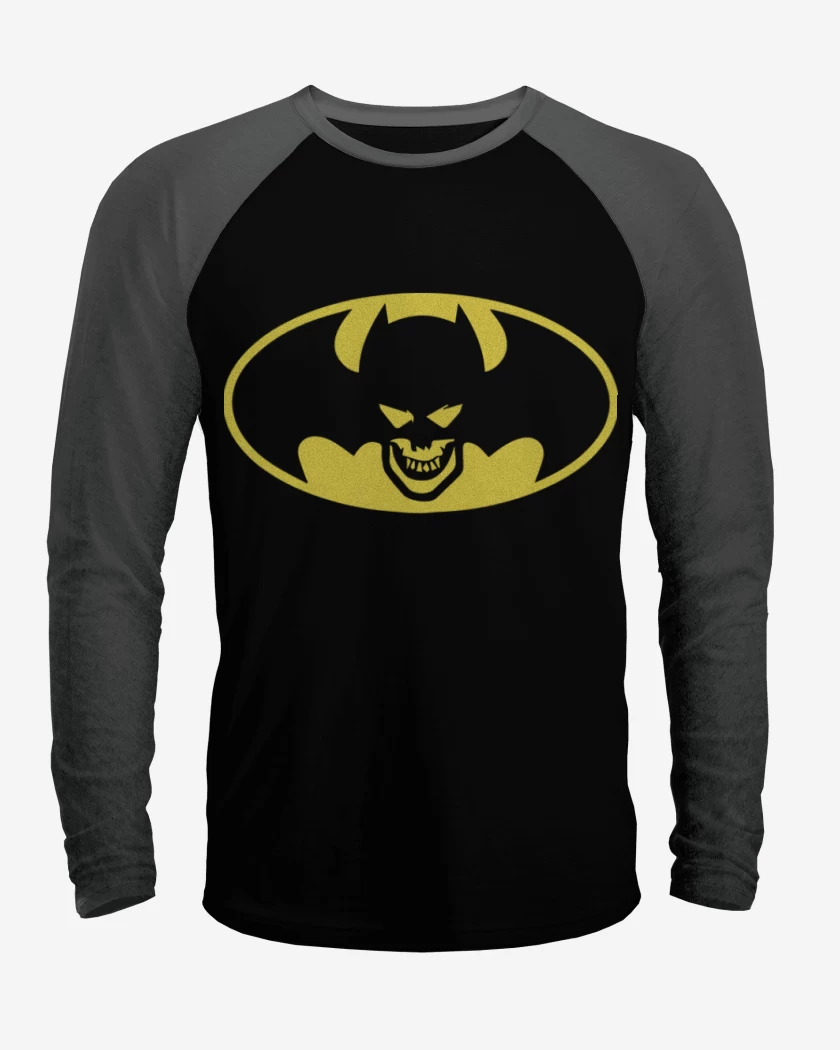 Polera Raglan Murcielago Skull