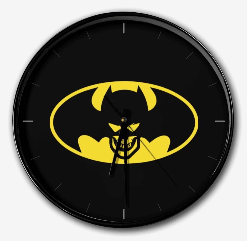 Reloj Negro de Murcielago Skull