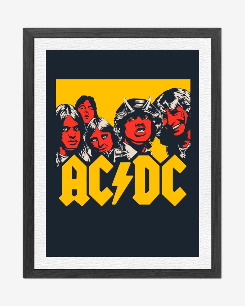 Cuadro decorativo ACDC hell