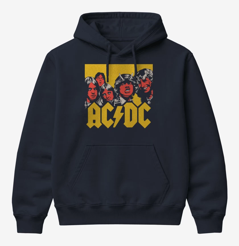 Poleron Canguro básico ACDC hell