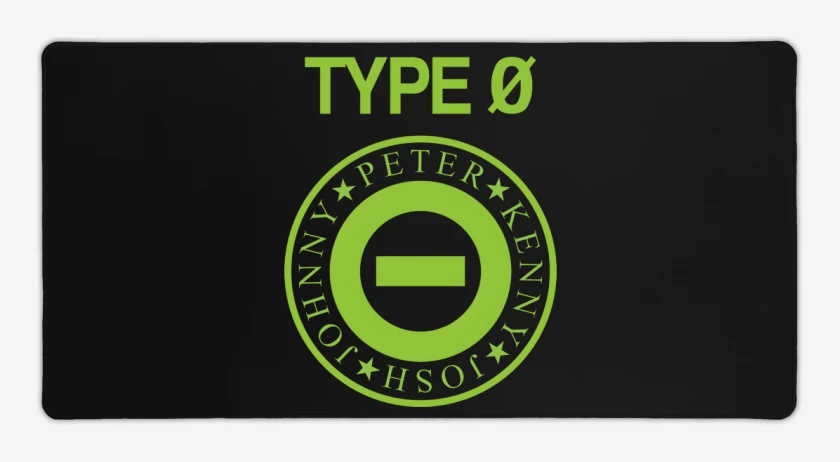 Mouse pad Gamer Negro de Type 0