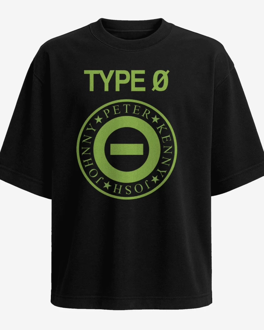 Polera Oversize Negro de Type 0