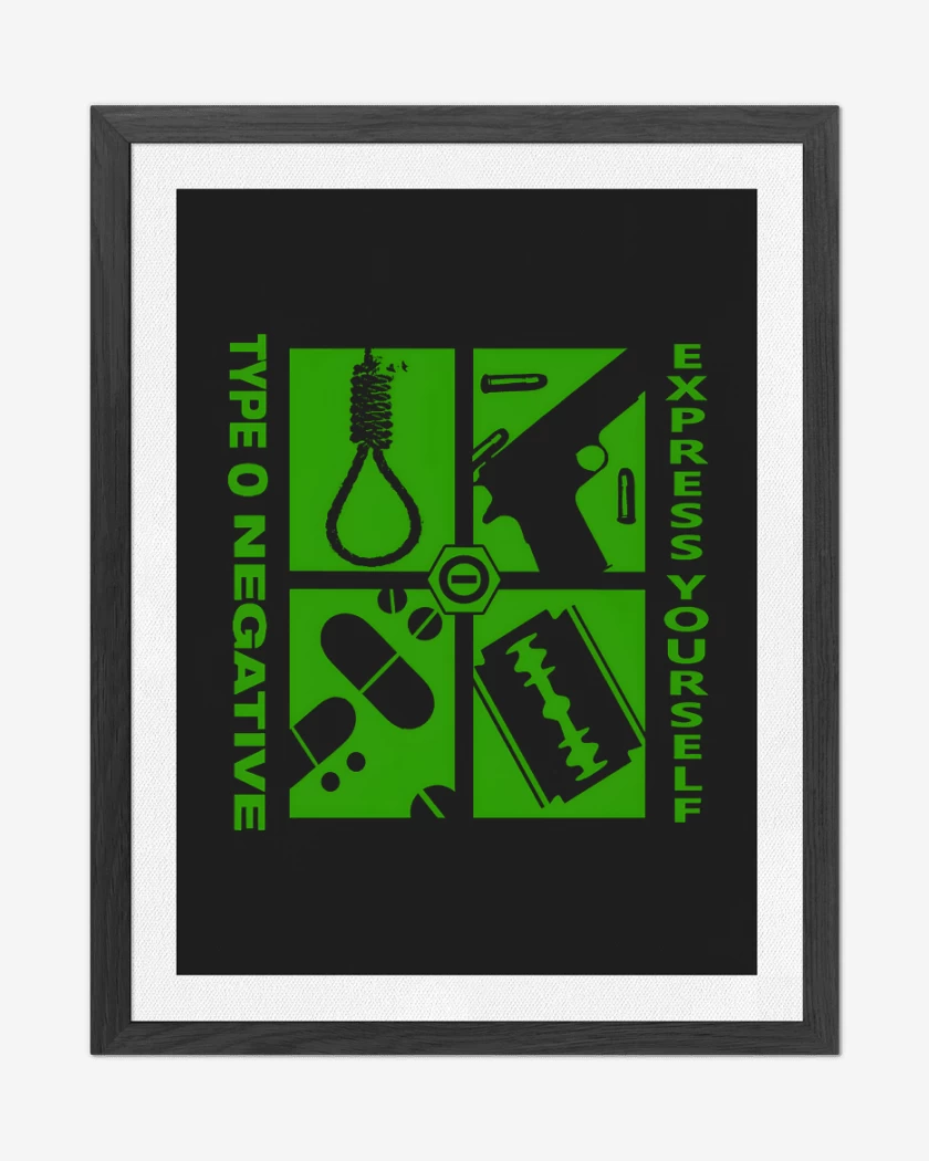 Cuadro decorativo Negro de Express Yourself