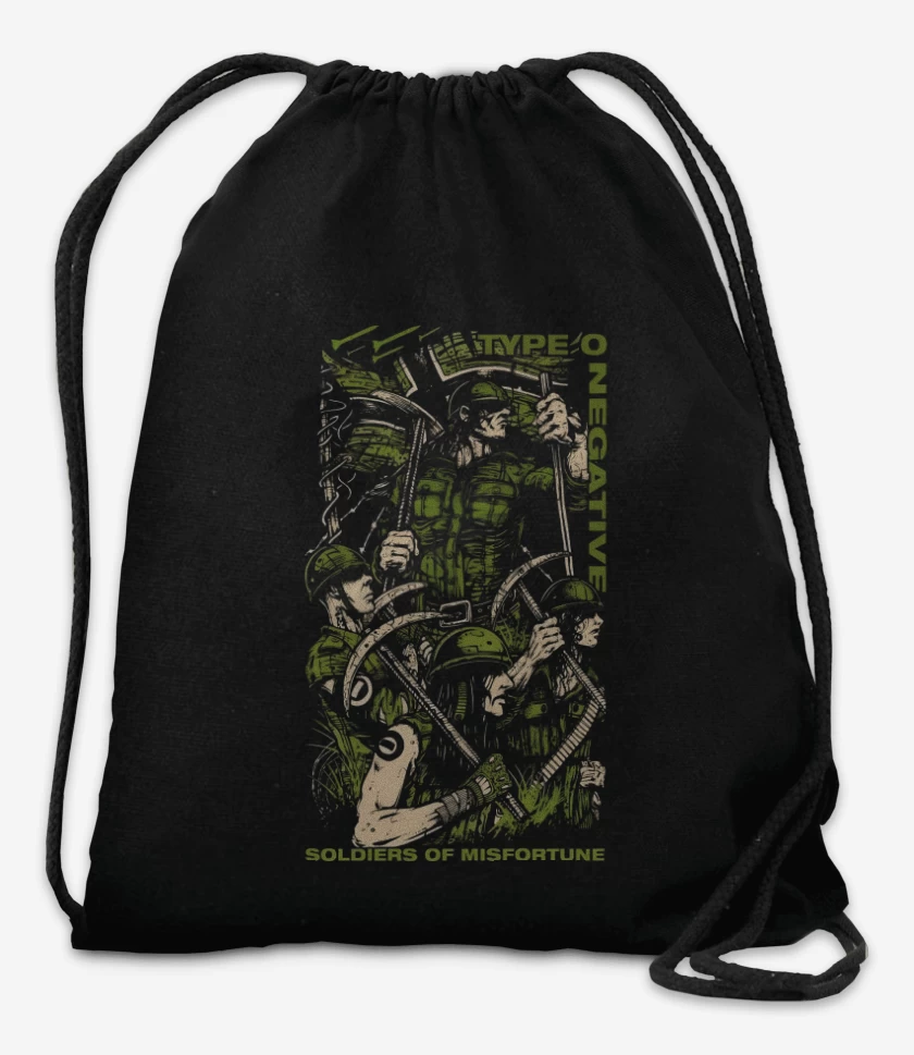 Mochila Negro de Soldiers of Misfortune