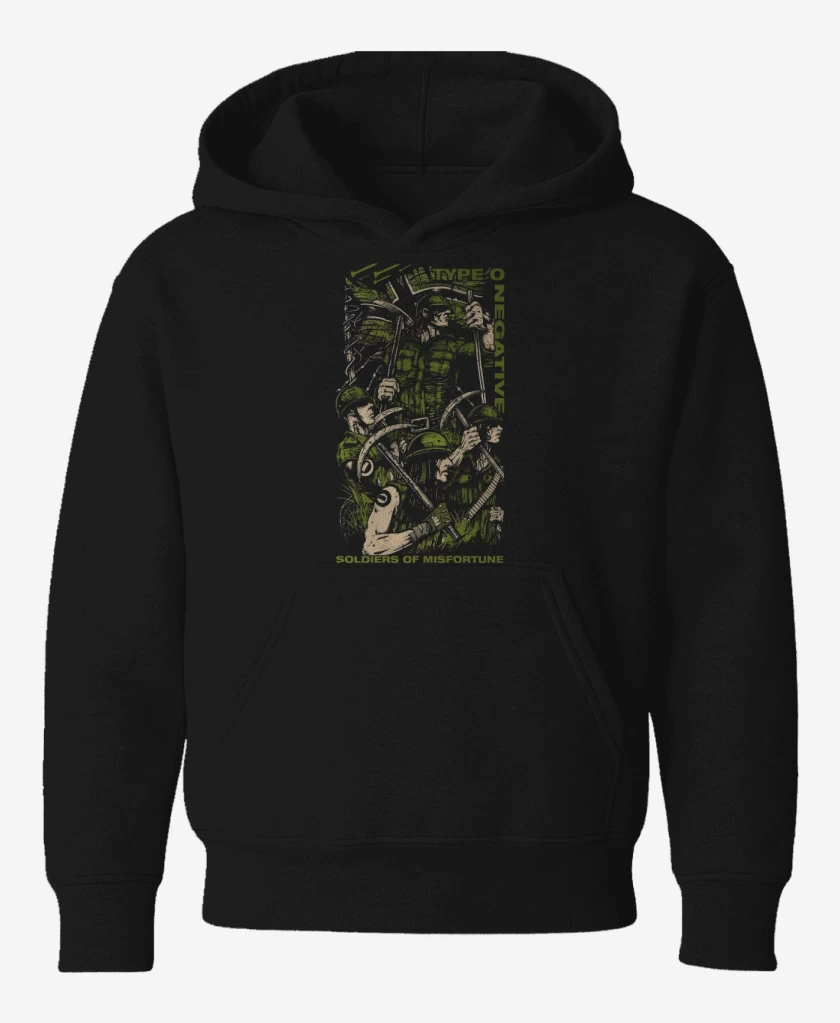 Poleron de niño Negro de Soldiers of Misfortune