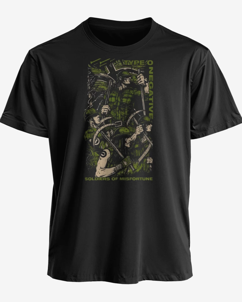 Polera premium Negro de Soldiers of Misfortune