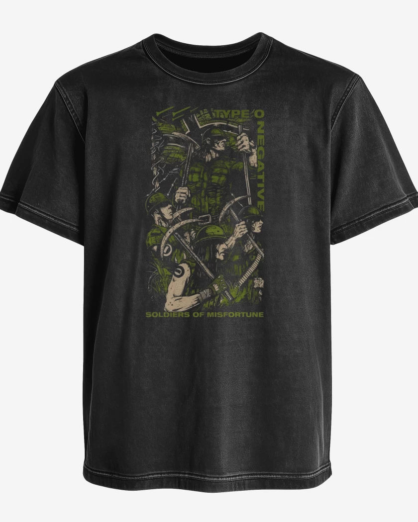 Polera desgastada Soldiers of Misfortune
