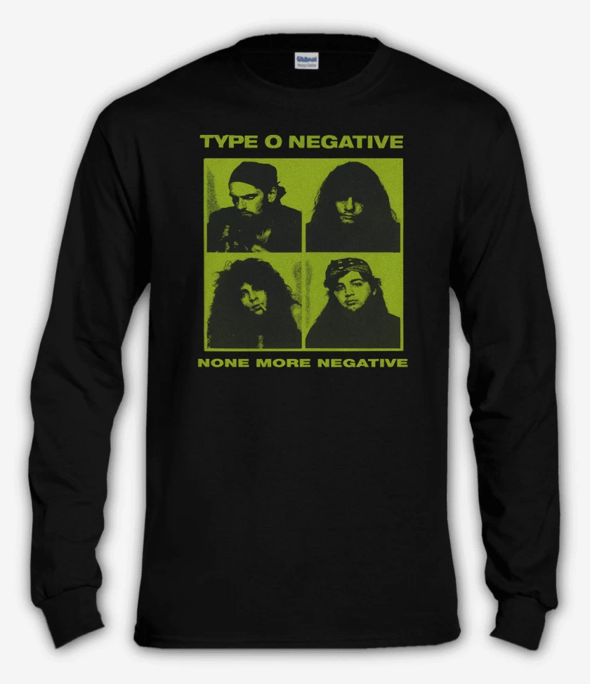 Polera manga larga Negro de None More Negative