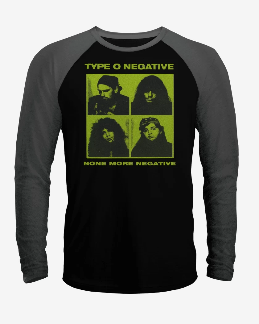 Polera Raglan None More Negative