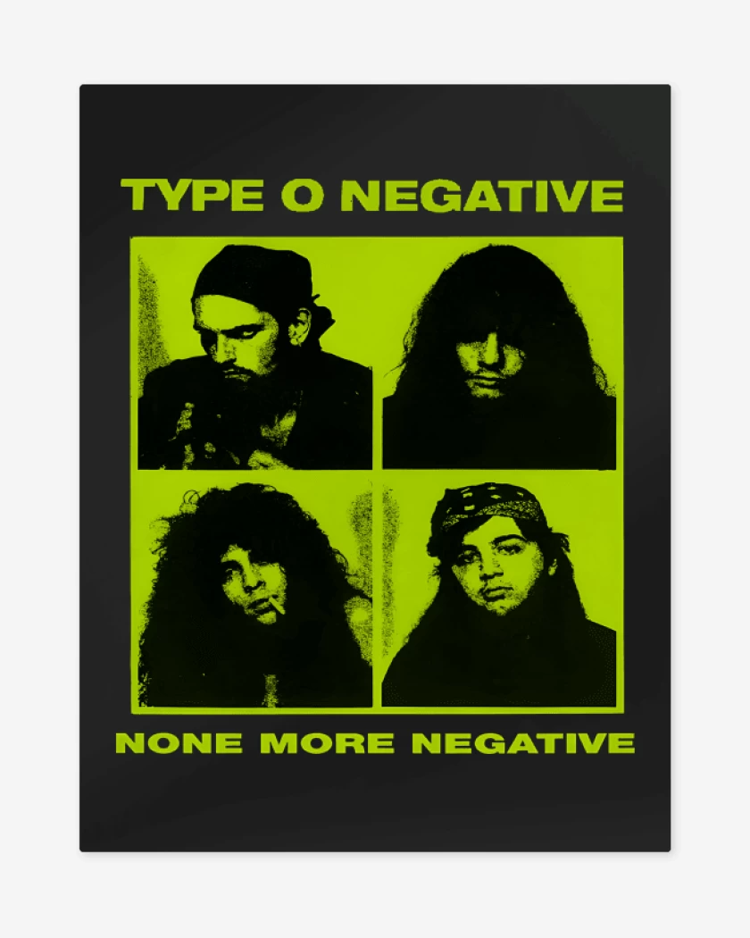 Print metalico Negro de None More Negative