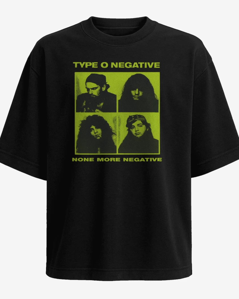Polera Oversize None More Negative