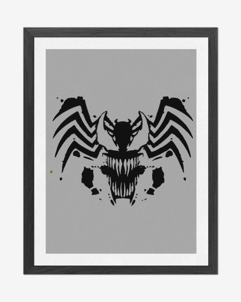 Cuadro decorativo Gris Melange de Araña B