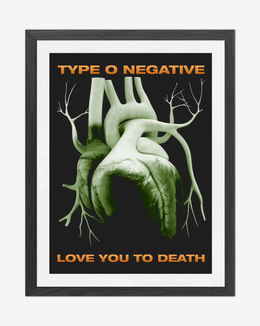 Cuadro decorativo Love You to Death