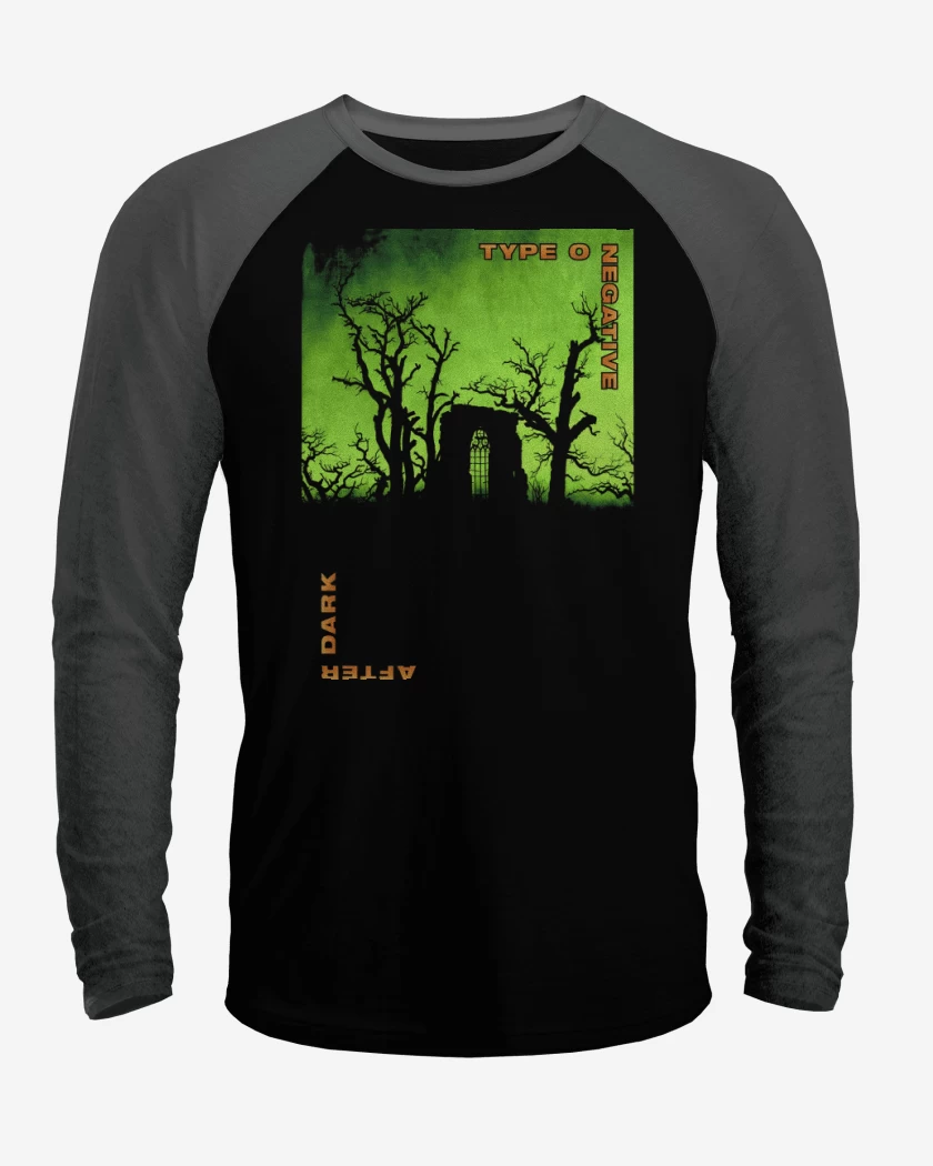 Polera Raglan Negro / Negro Heather de After Dark