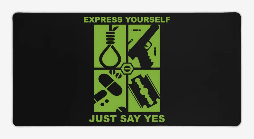 Mouse pad Gamer Just Say Yes