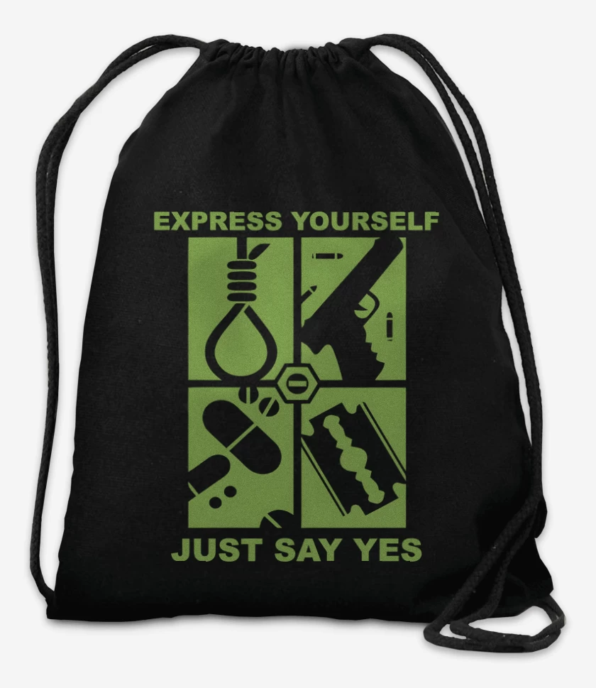 Mochila Negro de Just Say Yes