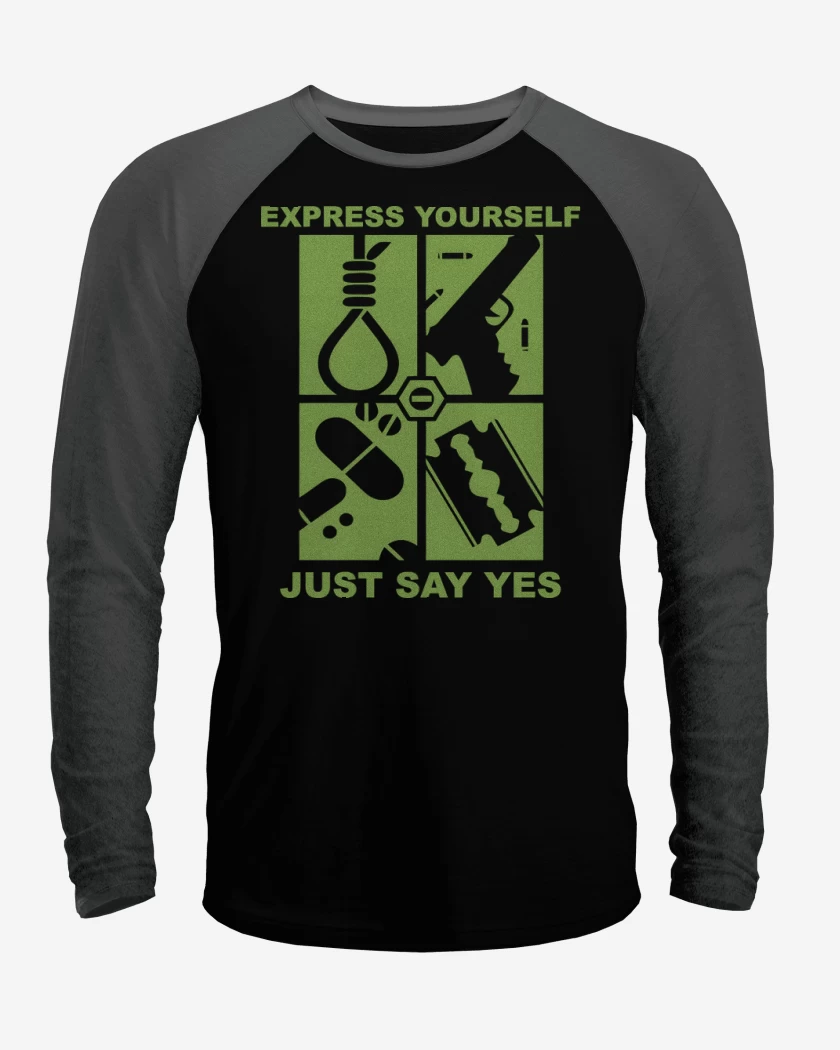 Polera Raglan Just Say Yes