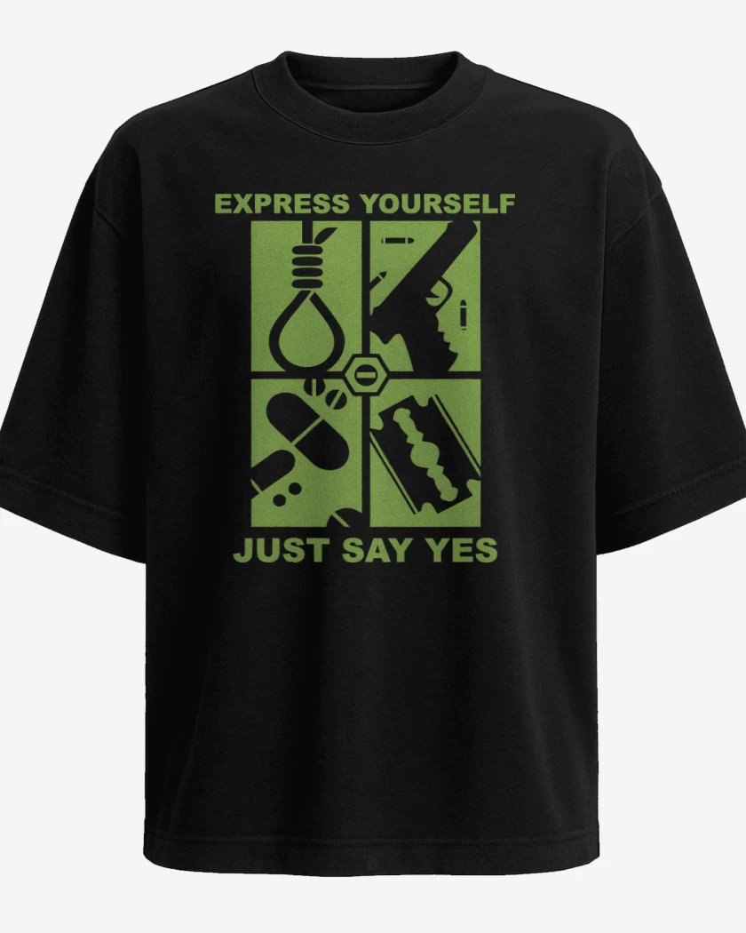 Polera Oversize Just Say Yes